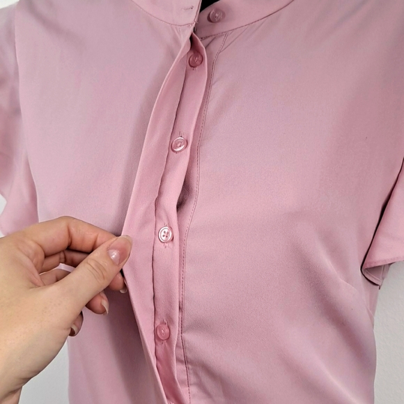 NWOT! Ann Taylor Pink Ruffle Dress 4T - Picture 2 of 4